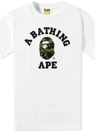 Футболка с принтом a bathing ape bape