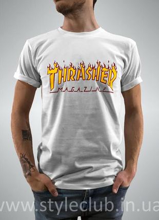 Thrasher flame футболка | бірки живі фотки | чоловічий топ шоп xs