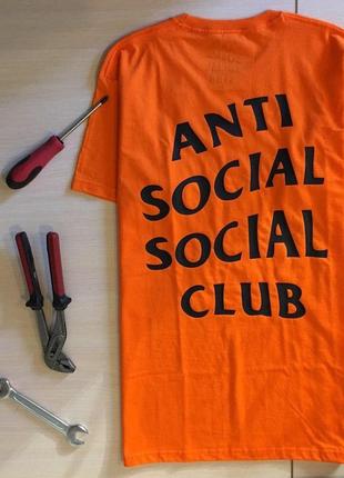 Футболка undefeated paranoid anti social social club. всі розміри в наявності