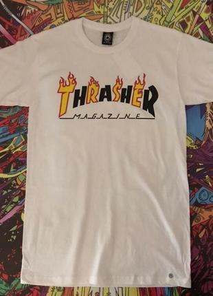 Біла футболка thrasher.ориг бірка xs