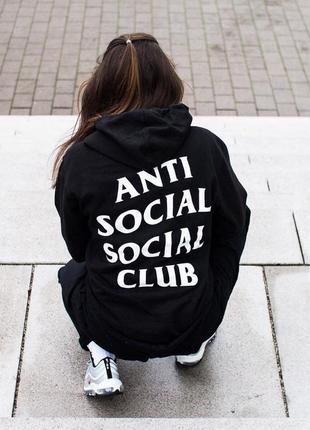 Толстовка anti social social club | худи assc | кенгуру ассц2 фото