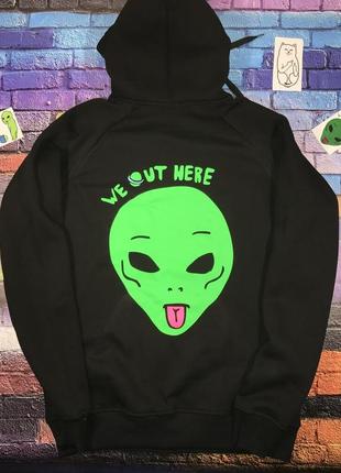 Толстовка "ripndip we out here" | худі ріпндіп | кенгурушка