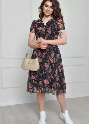 Сукня жіноча шифонова