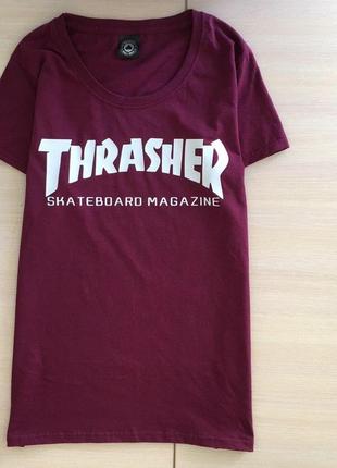 Футболка thrasher жіноча. бірки оригінальні xs