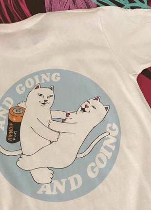 Футболка ripndip and going and going. ориг бірка. люкс xs2 фото