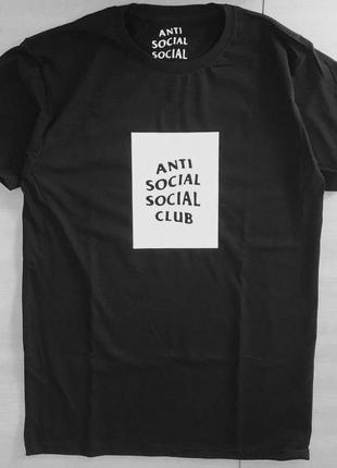 Футболка anti social social club black