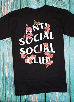 Футболка a. s. s. c. anti social social club • sakura black