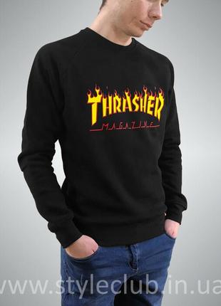 Thrasher magazine світшот • бірка трешер • чорна чоловіча кофта xs