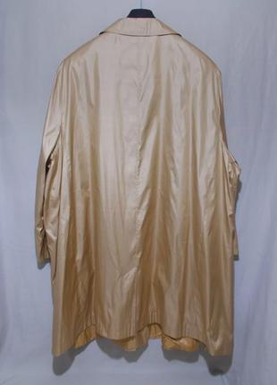 Плащ золотистий атласний батал 'ulla popken selection' 8xl-9xl3 фото