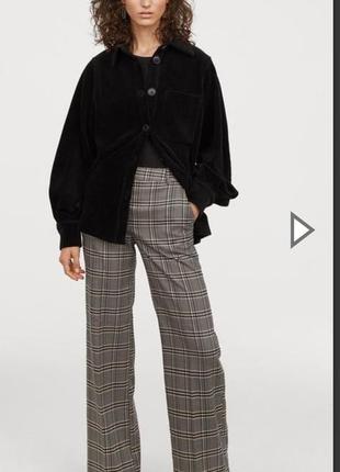 Брюки в клетку h&m2 фото
