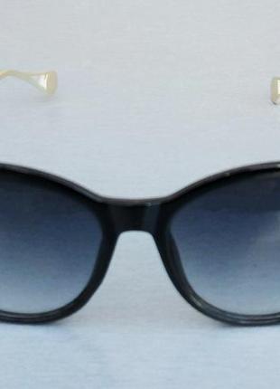 Chanel очки женские солнцезащитные черные с жемчужиной2 фото