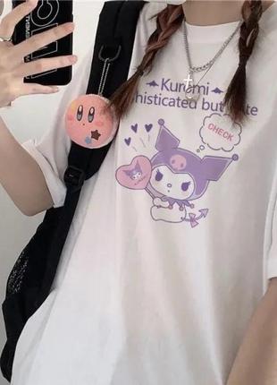 Бавовняна футболка kuromi с659