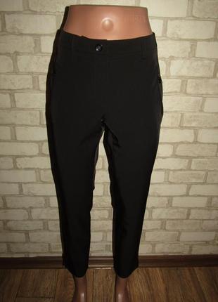 Черные укороченные брюки s от marc aurel1 фото