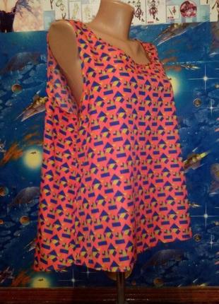 Легкая яркая блуза от бренда atmosphere размер 20.