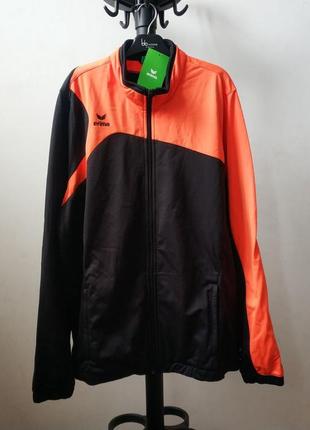 Мужская спортивная толстовка кофта на микрофлисе erima  club 1900 2.0 shiny jacket