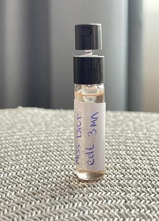 Рапс miss dior, edt 3 ml