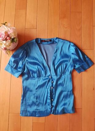 Блуза атласная