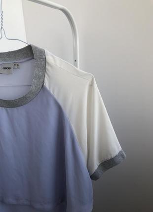 Стильная сиреневая кофта блуза легкая2 фото