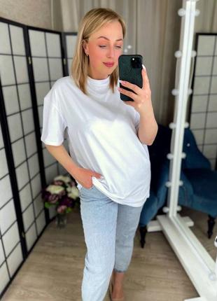 Длинная футболка с накатом💖 турция6 фото