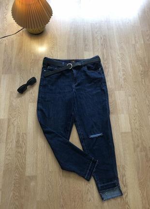 Темно-синие стильные джинсы f&amp;f2 фото