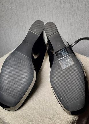 Черные бархатные (велюровые) туфли фирмы h&amp;m4 фото