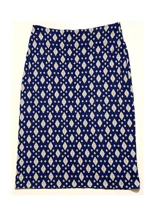 Xl-xxl спідниця нижче коліна натуральна віскоза принт