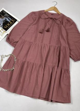 Трендова ярусна сукня плаття бренд vero moda