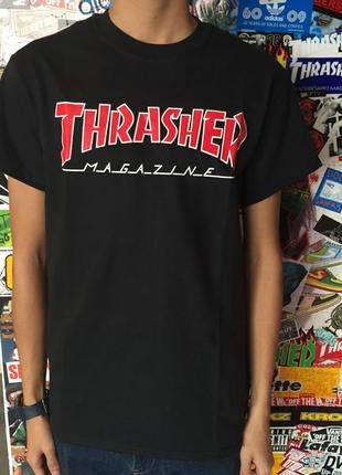 Футболка thrasher magazine | трешер бірка | будь-який розмір xs