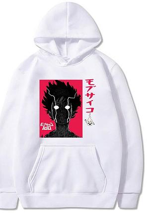 Худи белый loys aниме битва титанов харадзюку xs