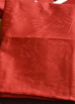 Турецька постільна білизна сатин-жаккард 200 220 фірмова, євро комплекту постільної білизни темно червоний6 фото