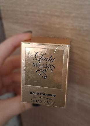 Парфюмированная вода paco rabanne lady million1 фото