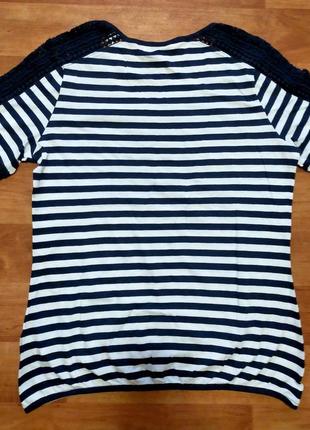 Хлопковая футболка блузка блуза тсм tchibo, размер 42-44укр7 фото