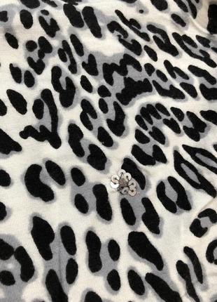 Леопардовый трикотажный комбез - ромпер s - размер всего 50 грн3 фото