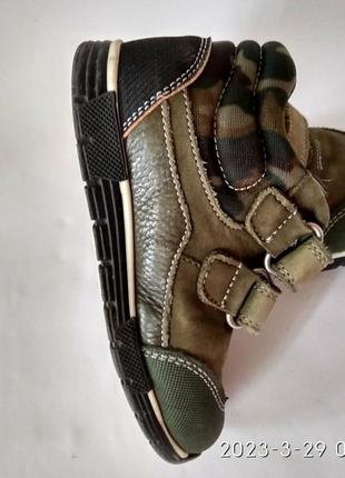 Кожаные деми кроссовки ботинки pablosky original 23 размер 14,7 см стелька2 фото