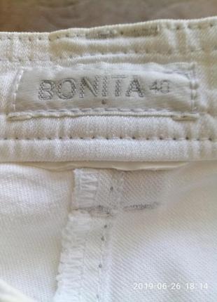 Bonita. очень плотные нарядные брюки джинсы с паетками6 фото
