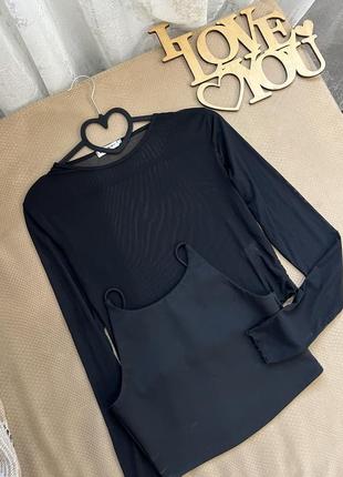 Сетка и топ зара