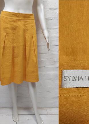 Silvia heise элегантная юбка из льна и вискозы