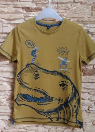 Футболка kiabi (франция) на 7-8 лет (размер 126-131)