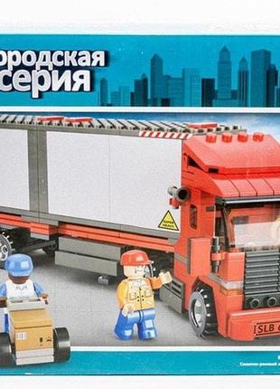 Конструктор sluban город "грузовик" 345 деталей m38-b0338