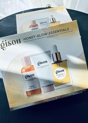 Gisou honey glow essentials набор для волос - масло, шампунь, кондиционер1 фото