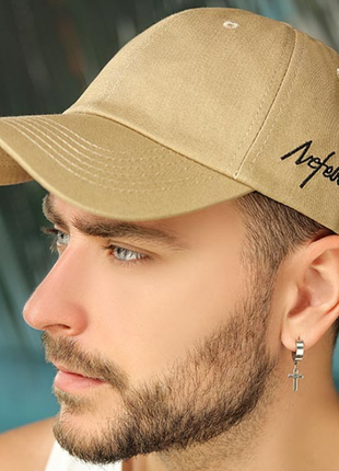 Чоловіча кепка літня бежевий розмір 56-58