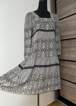 Нежное шифоновое платье с подкладкой 🌺