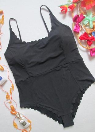 Шикарный черный слитный купальник батал h&m 🌺🍒🌺