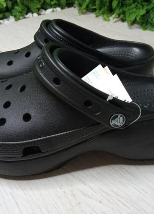 Крокси classic platform clog 3