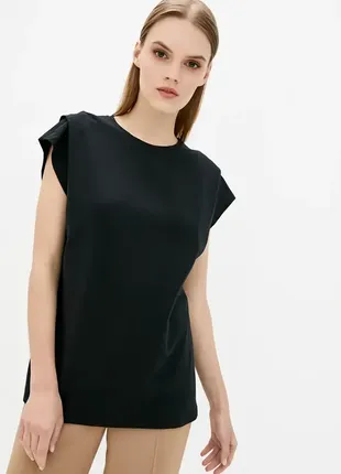 Женская футболка с коротким рукавом черный
