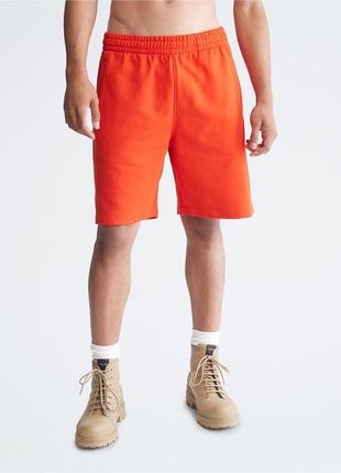 Нові шорти calvin klein (ck logo orange shorts) з америкиками l