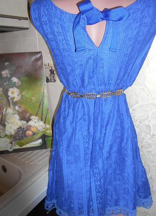 #кружевное васильковое платье #dorothy perkins#турция #большой размер 18 #