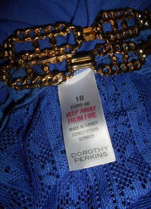 #кружевное васильковое платье #dorothy perkins#турция #большой размер 18 #8 фото