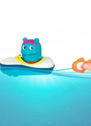 Іграшка для ванни - бегемотик плюх 5