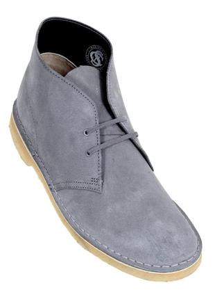 Дезерты selected shhroyce new light suede boots light blue 42 eu2 фото